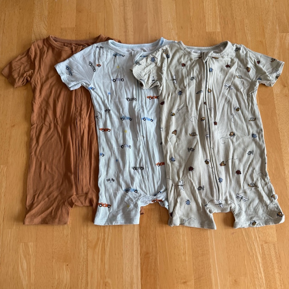 Brave Little Ones Zip Rompers